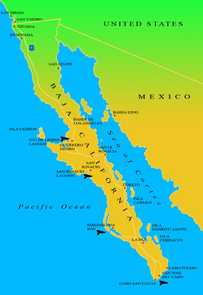 Map California And Mexico Topographic Map Of Usa With States